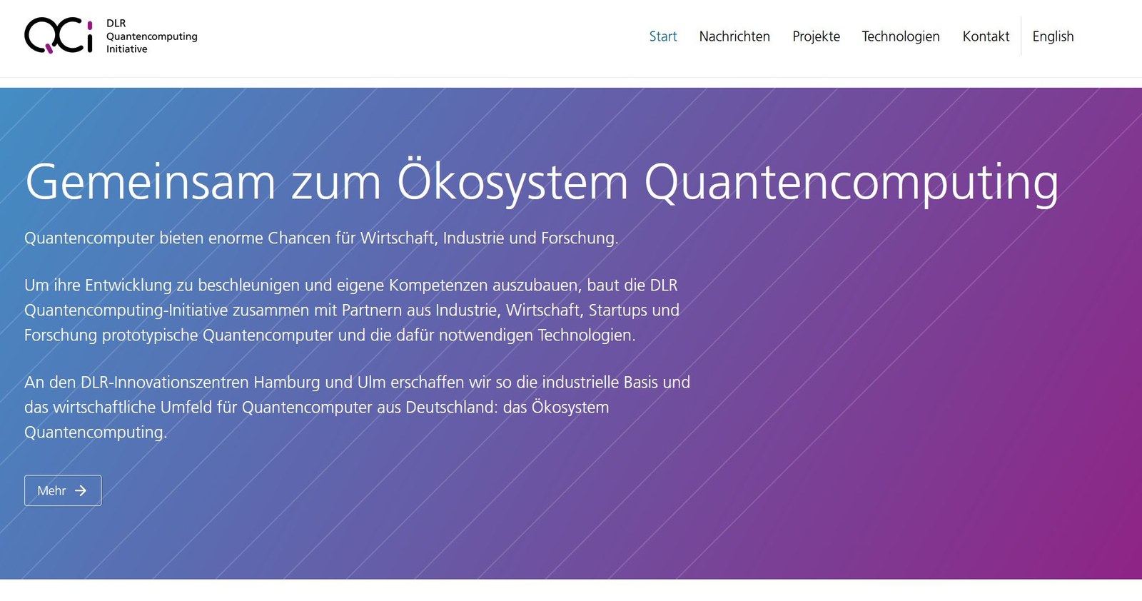 Vorstandsprojekte Und Quantencomputing Initiative