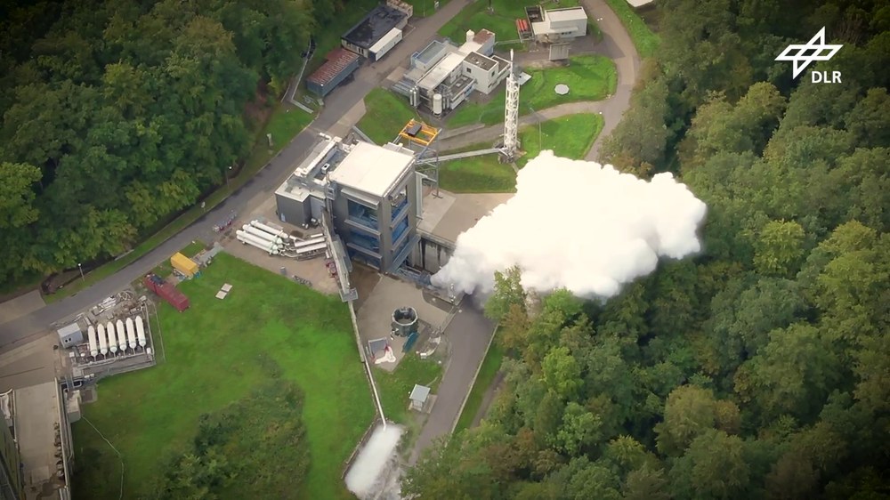 Video: Hot run test of the Ariane 6 upper stage at DLR in Lampoldshausen