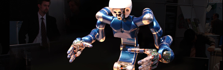 JUSTIN – ein Roboter mit „Fingerspitzengefühl“.Bild: DLR