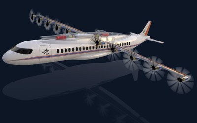 Flugzeugkonfigurationen mit verteilten Antrieben - Auswirkungen auf Lasten, Flügelmasse und Aeroelastik