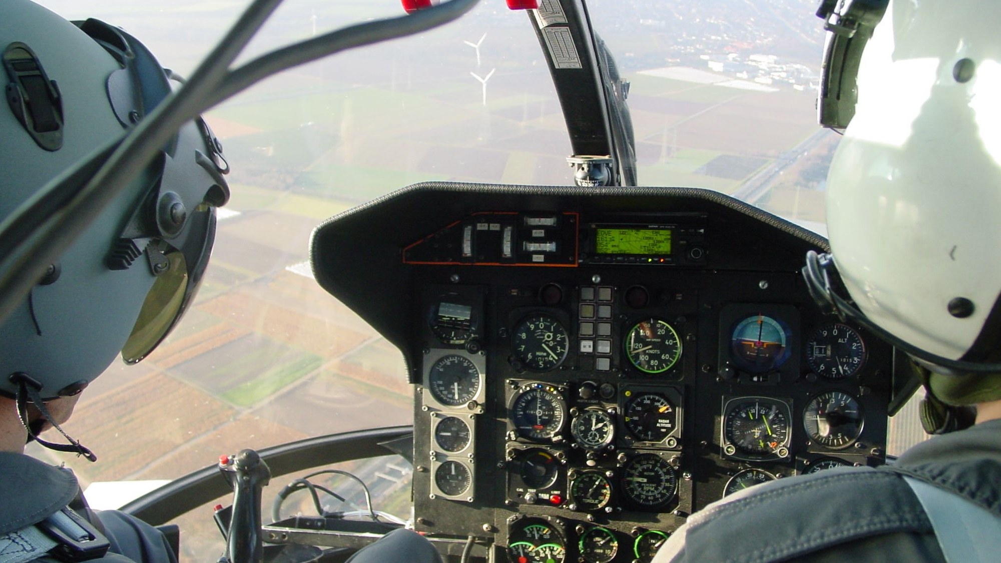 1998: Das Cockpit der BO 105