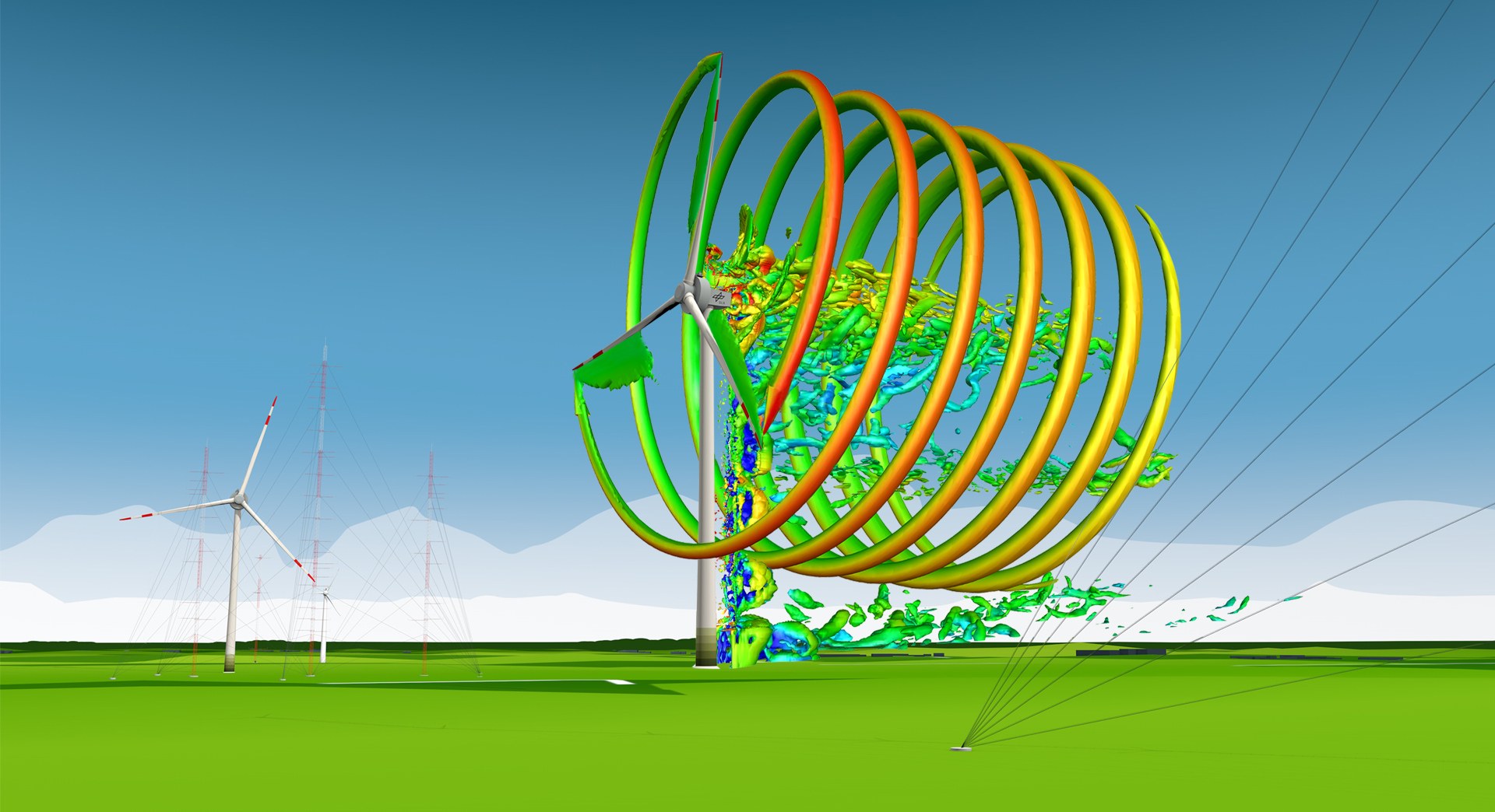 Digitaler Zwilling des DLR-Windenergieforschungsparks WiValdi