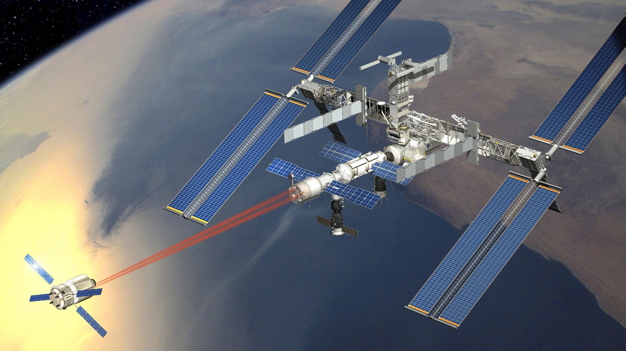 Automatisches Andockmanöver an die ISS