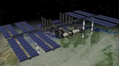 Animation der ISS