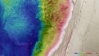 Die acht Kilometer hohe Abbruchkante von Ius Chasma