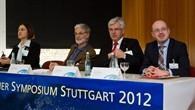 Podiumsteilnehmer des ersten EnergieSpeicherSymposiums des DLR Stuttgart