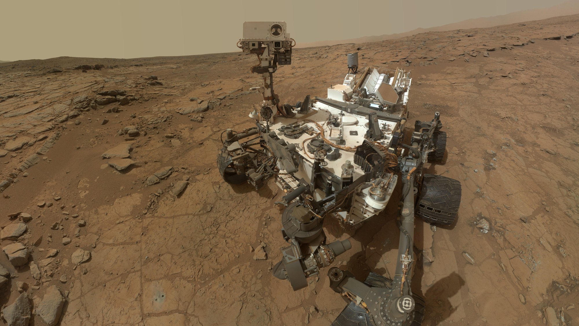 Marsrover Curiosity auf dem Mars