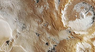 Die Region Promethei Planum auf dem Mars