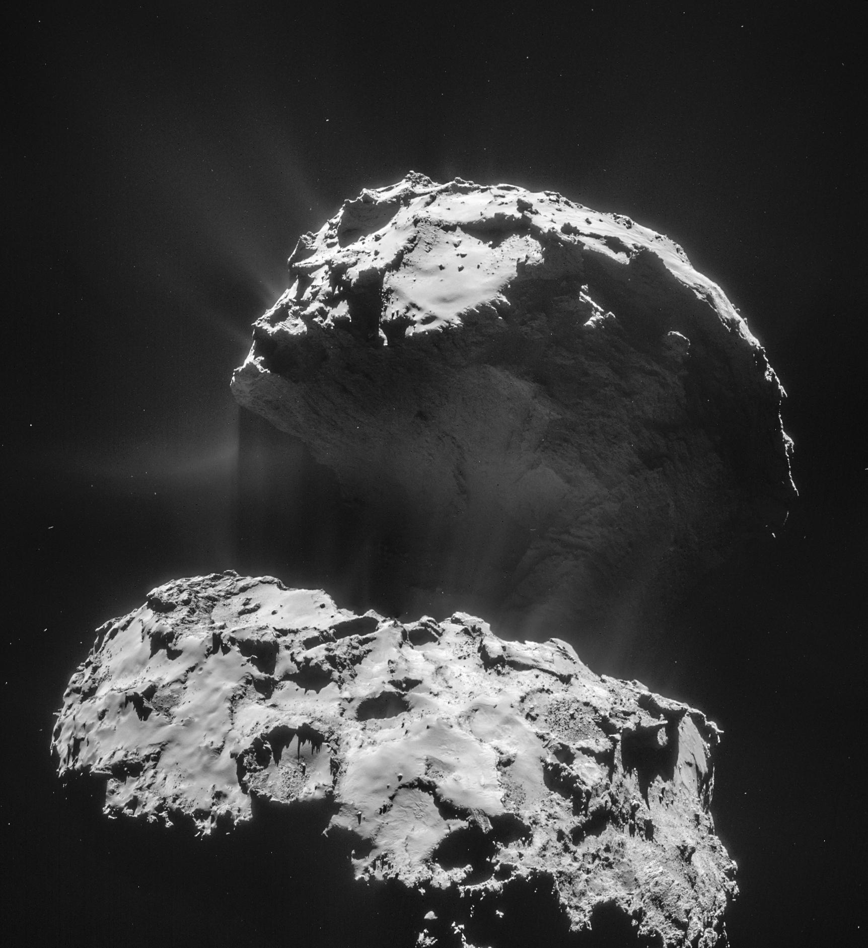 Der Komet am 3. Februar 2015