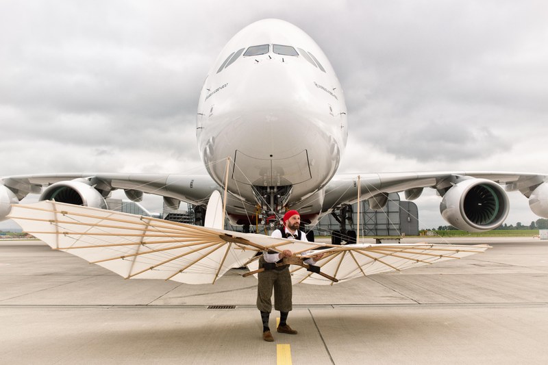 Zwei Pioniere Der Luftfahrt