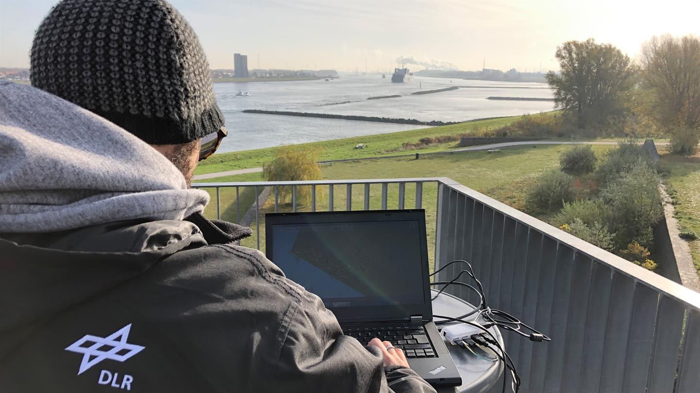 Tests im Hafen von Rotterdam
