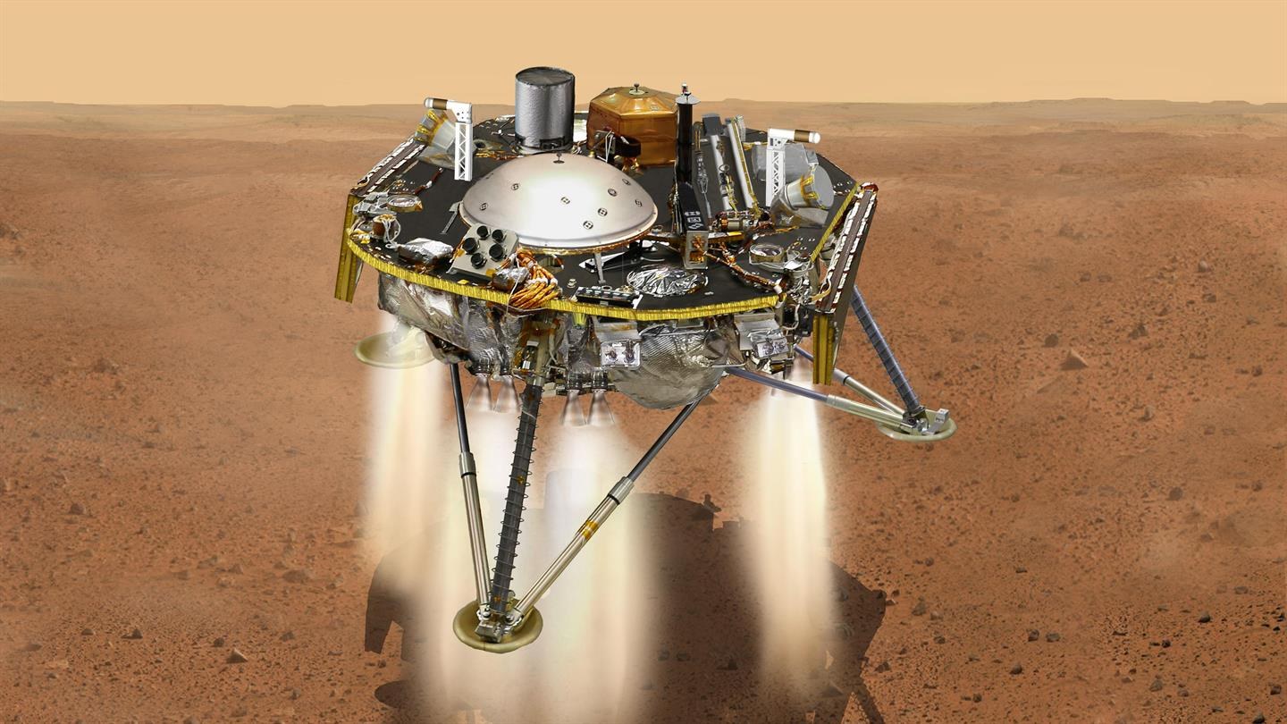 InSight landet auf dem Mars
