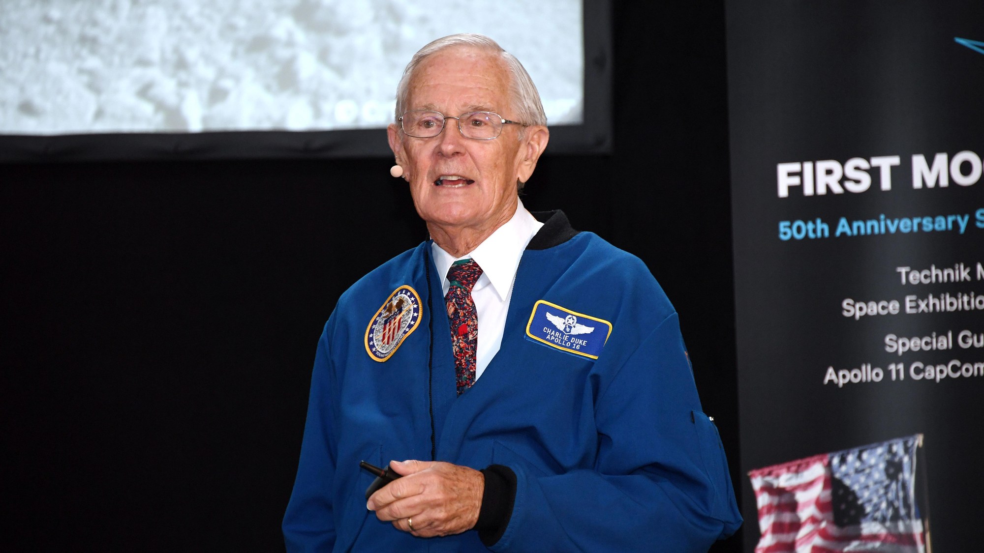 Apollo-11-CapCom und Apollo-16-Moonwalker Charles M. Duke Jr.