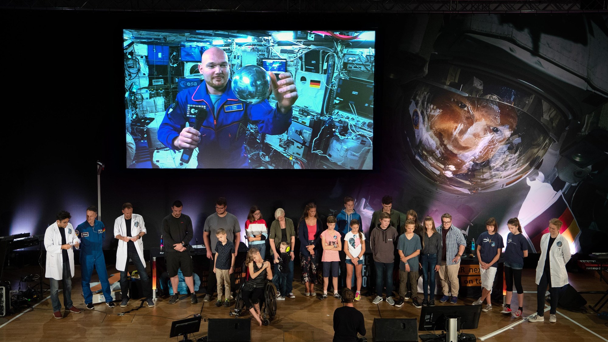 Livecall zur ISS mit Alexander Gerst