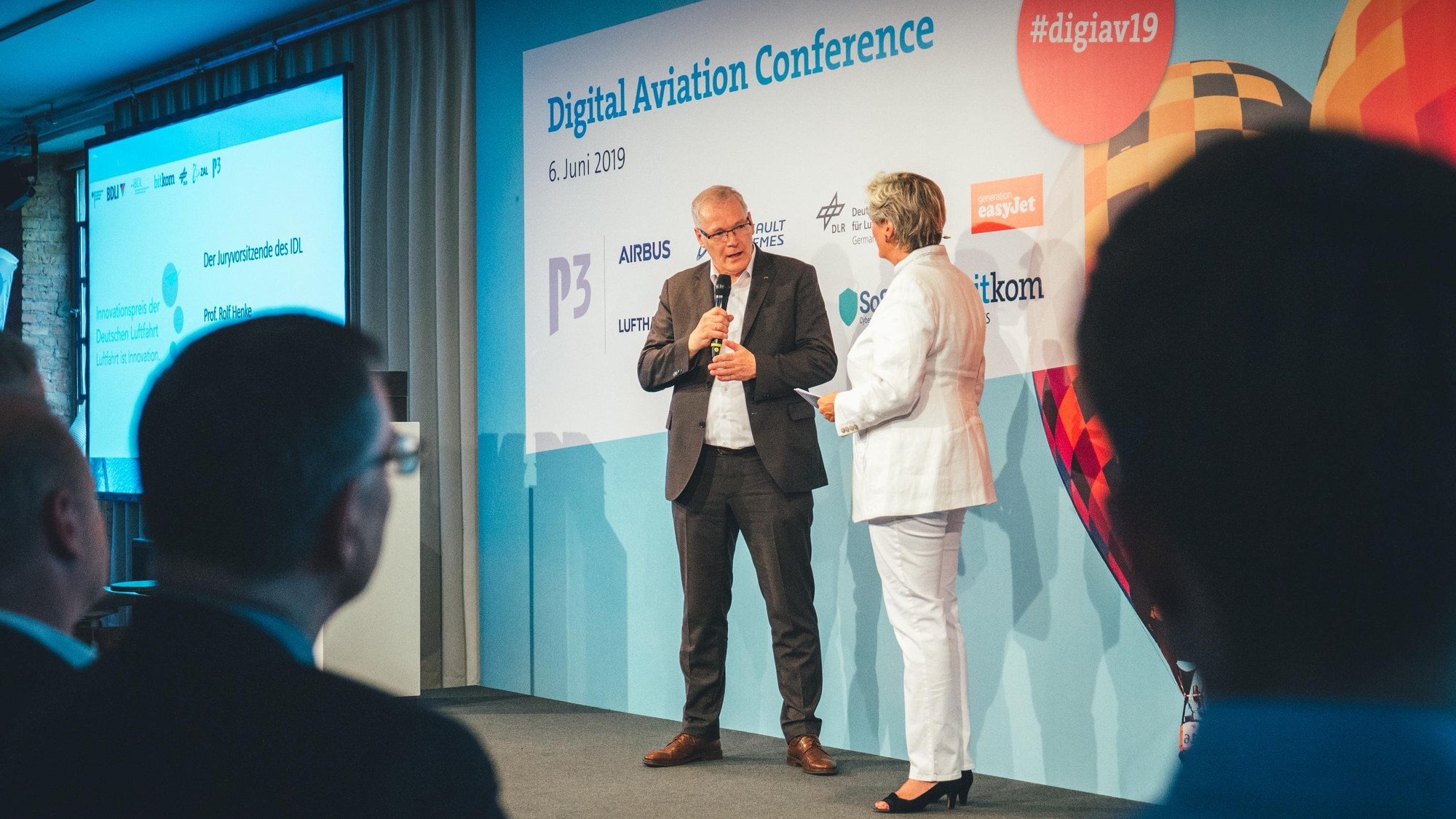 Eröffnung der "Digital Aviation Conference" durch Prof. Rolf Henke