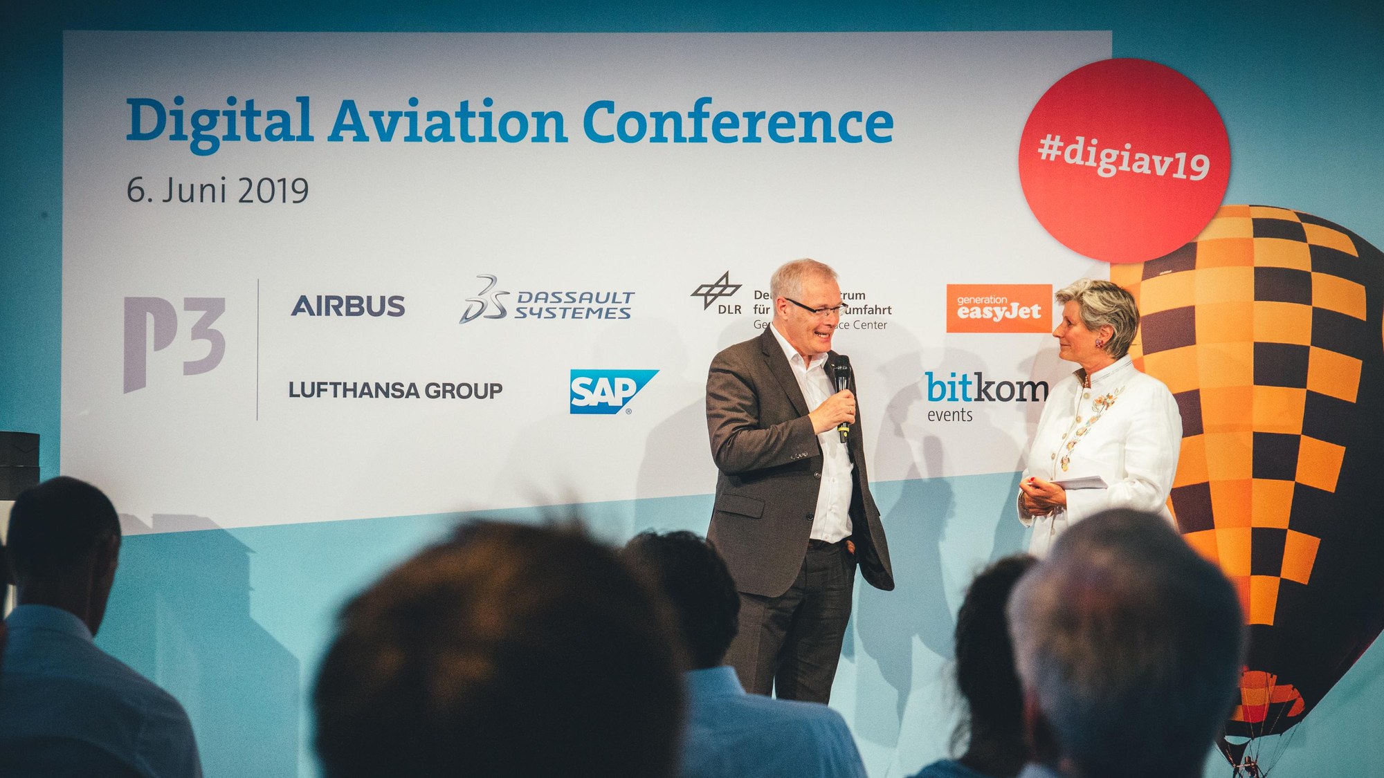 Eröffnung der "Digital Aviation Conference" durch Prof. Rolf Henke