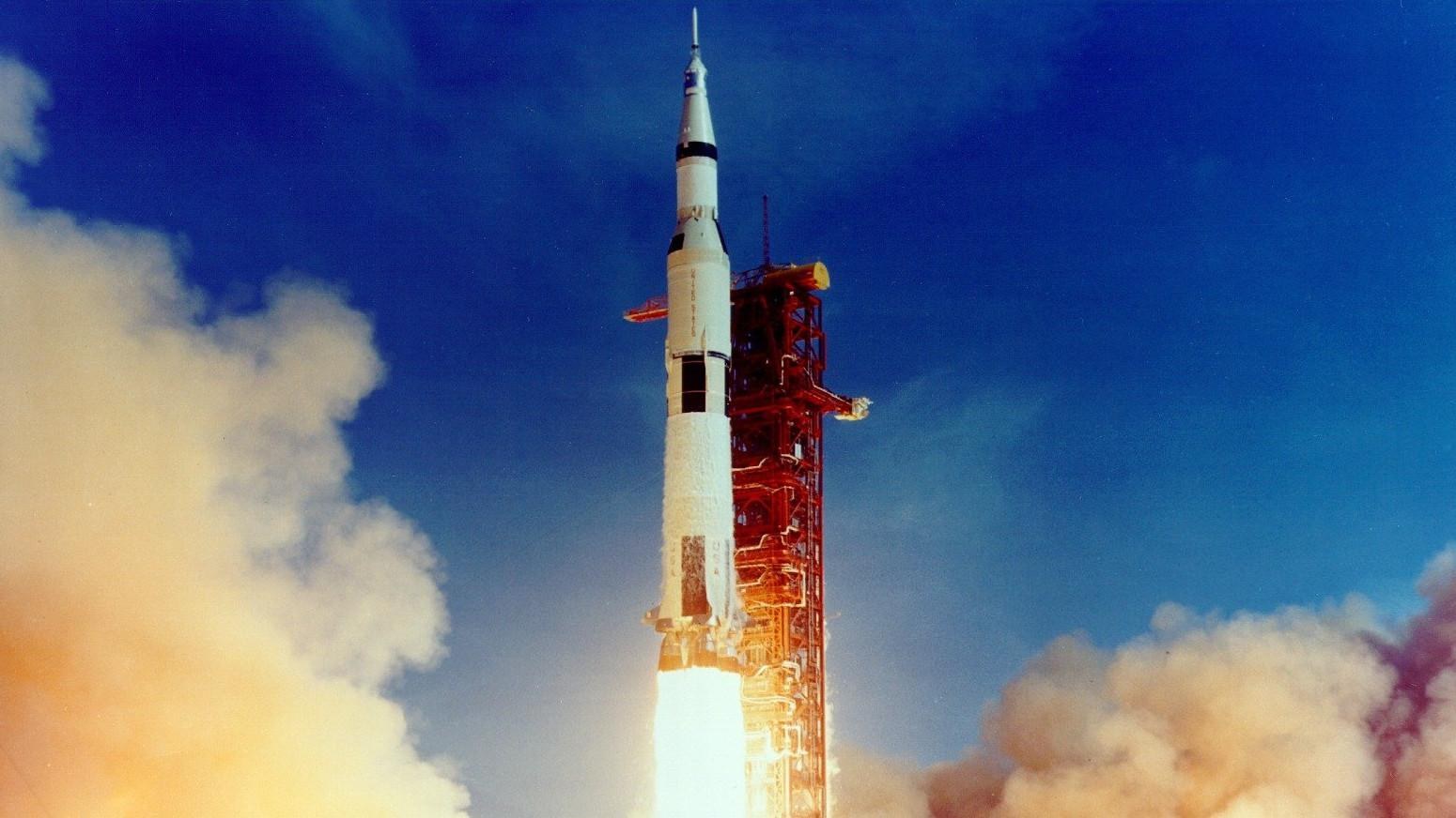 Start der Apollo-11-Mission am 16. Juli 1969