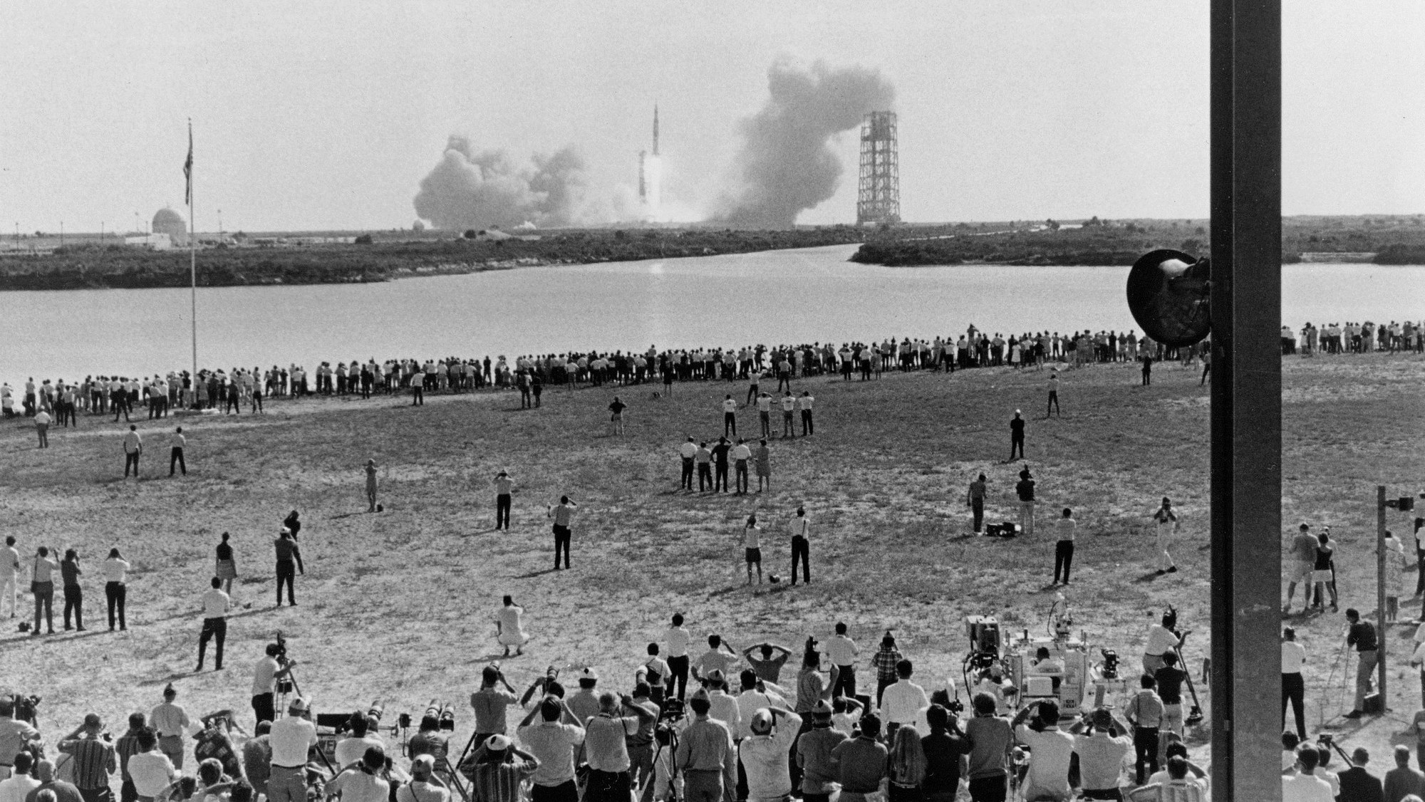 Start der Apllo-11-Mission am 16. Juli 1969