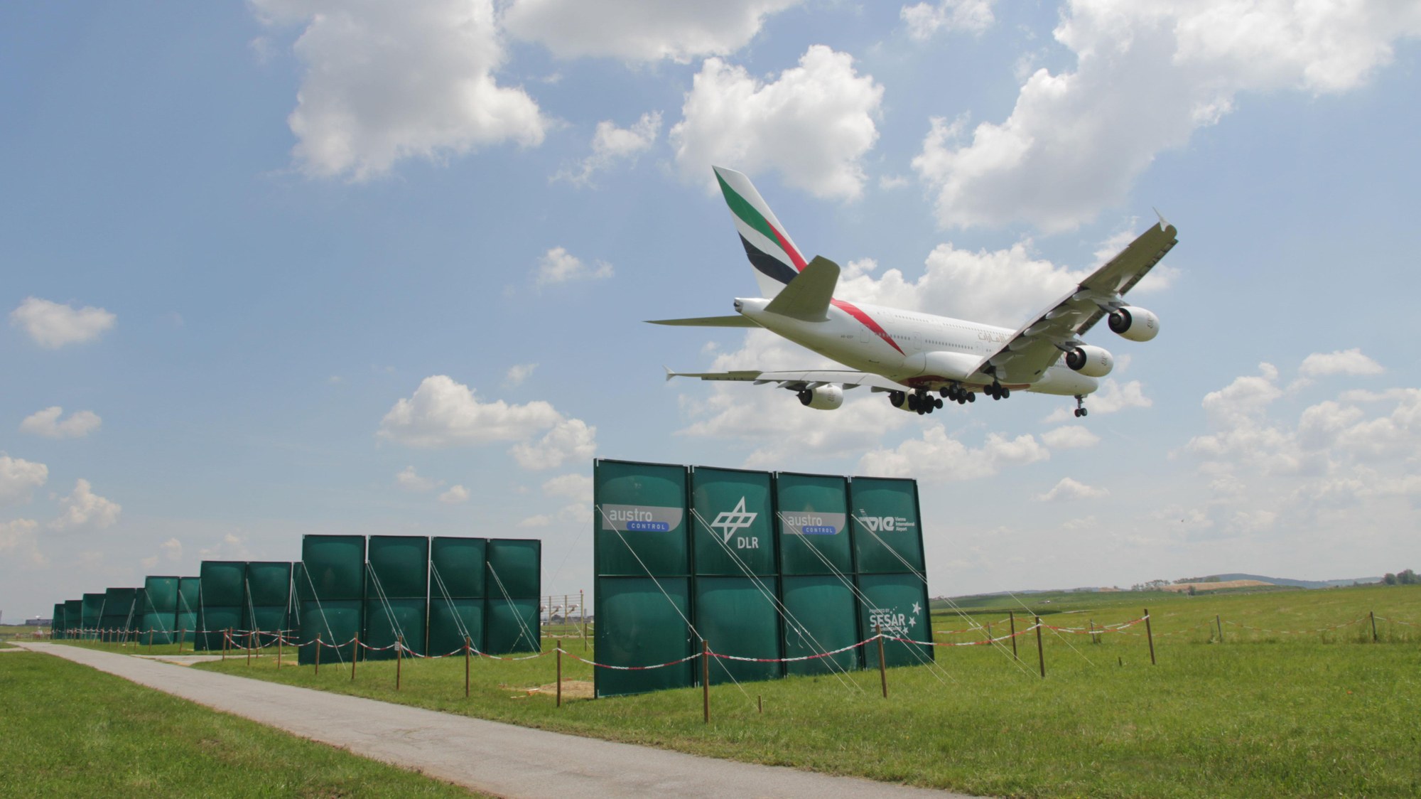 Wirbelschleppen des riesigen A380
