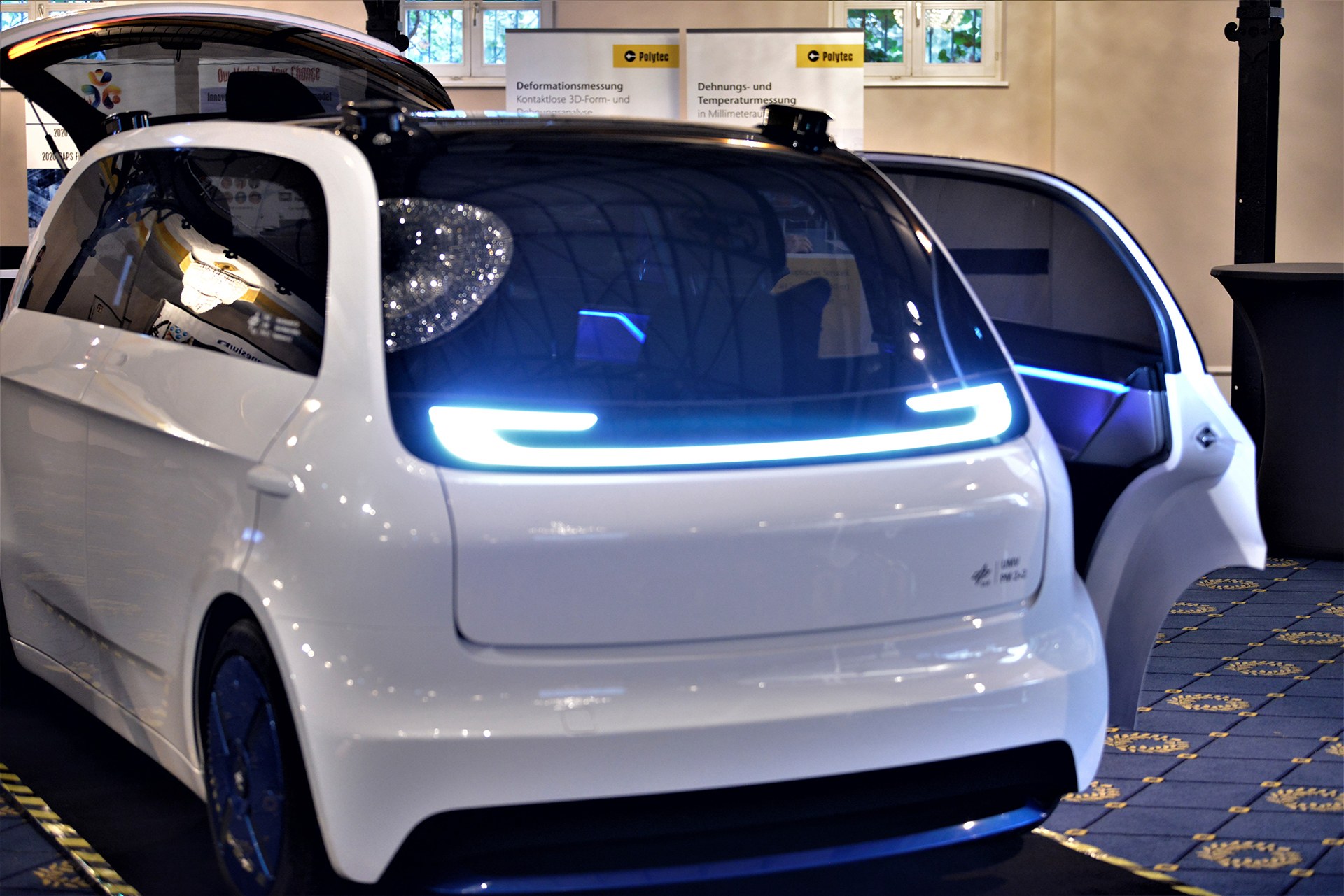 Auf der WerkstoffPlus Auto präsentiert das Institut für Fahrzeugkonzepte unter anderem das Urban Modular Vehicle (UMV)