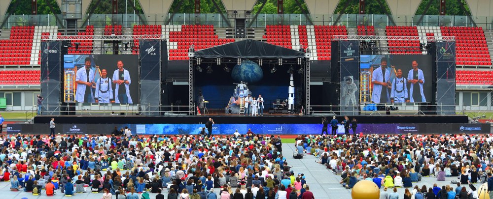 Bühnenprogramm der DLR_Raumfahrt_Show