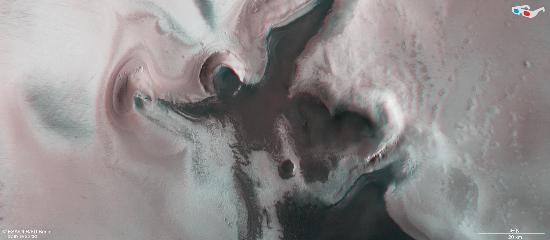 3D-Ansicht eines Mars-Engels mit großem Herzen