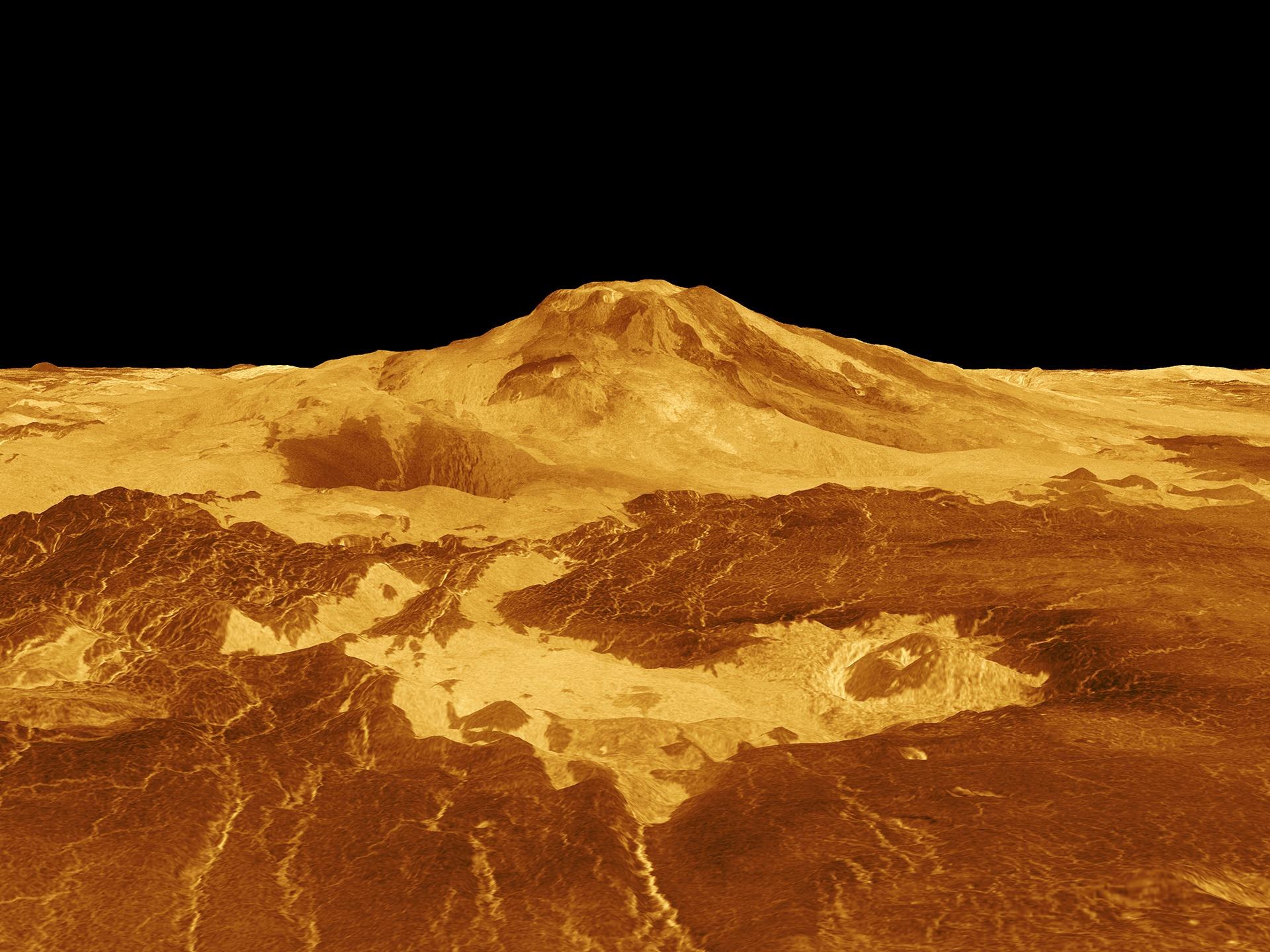 Suche nach Spuren von Vulkanismus in der Venusatmosphäre