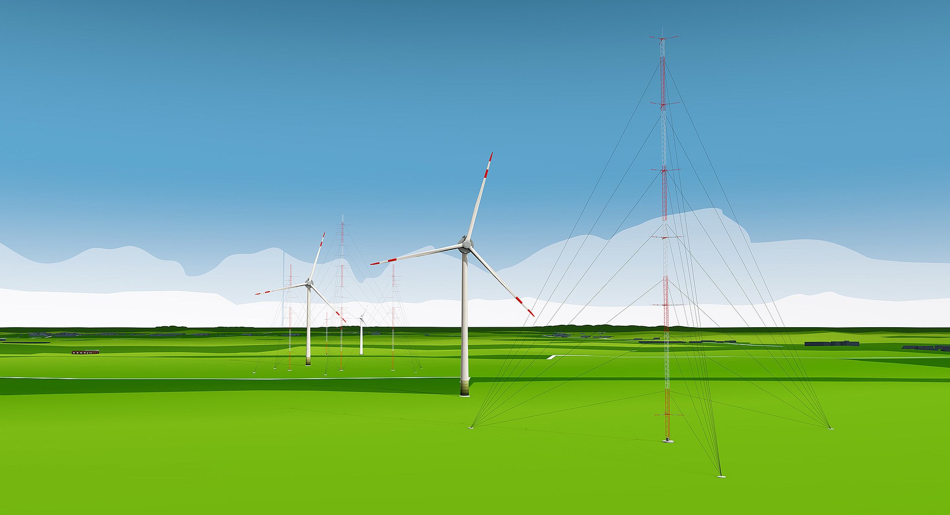 Visualisierung Forschungspark Windenergie