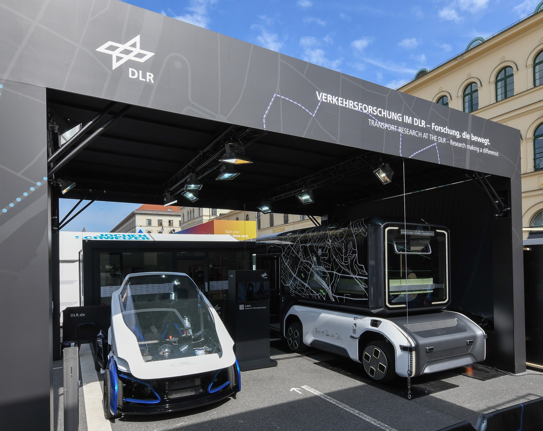Zwei DLR-Prototypen für die Mobilität der Zukunft