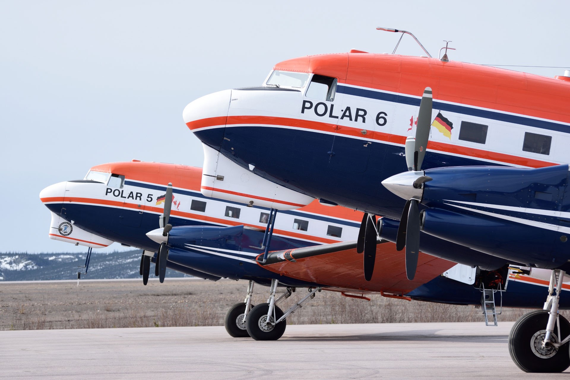 Polarflugzeuge Polar5 und Polar6