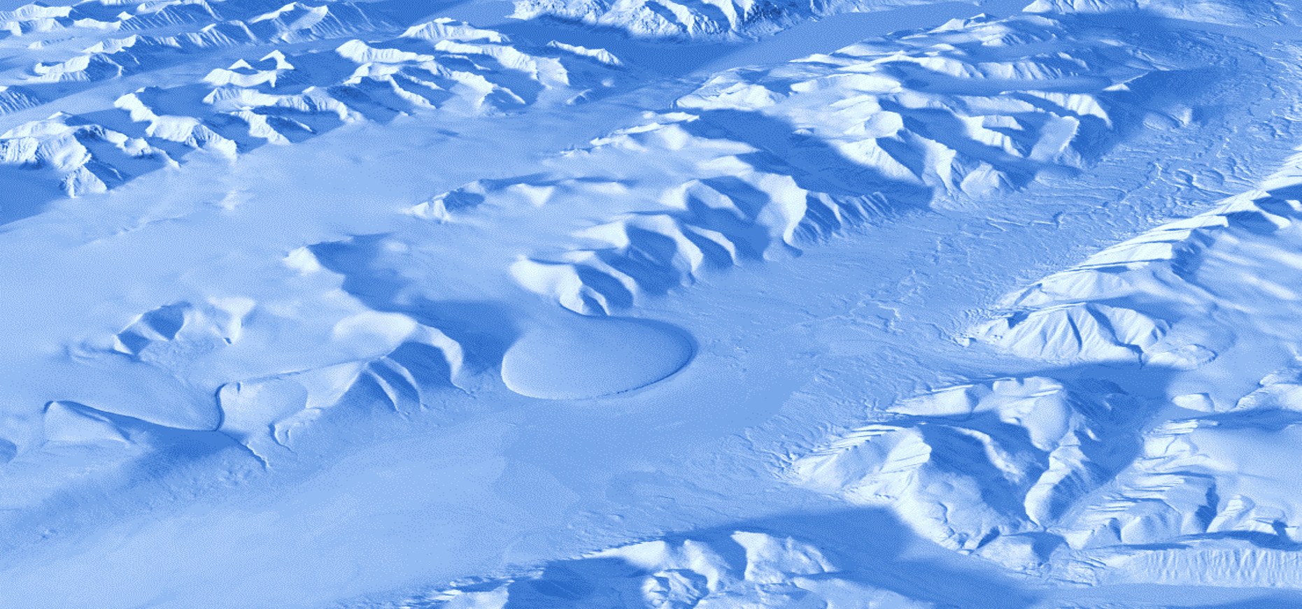 TanDEM-X-Bild des Elefantenfuß-Gletschers in Grönland