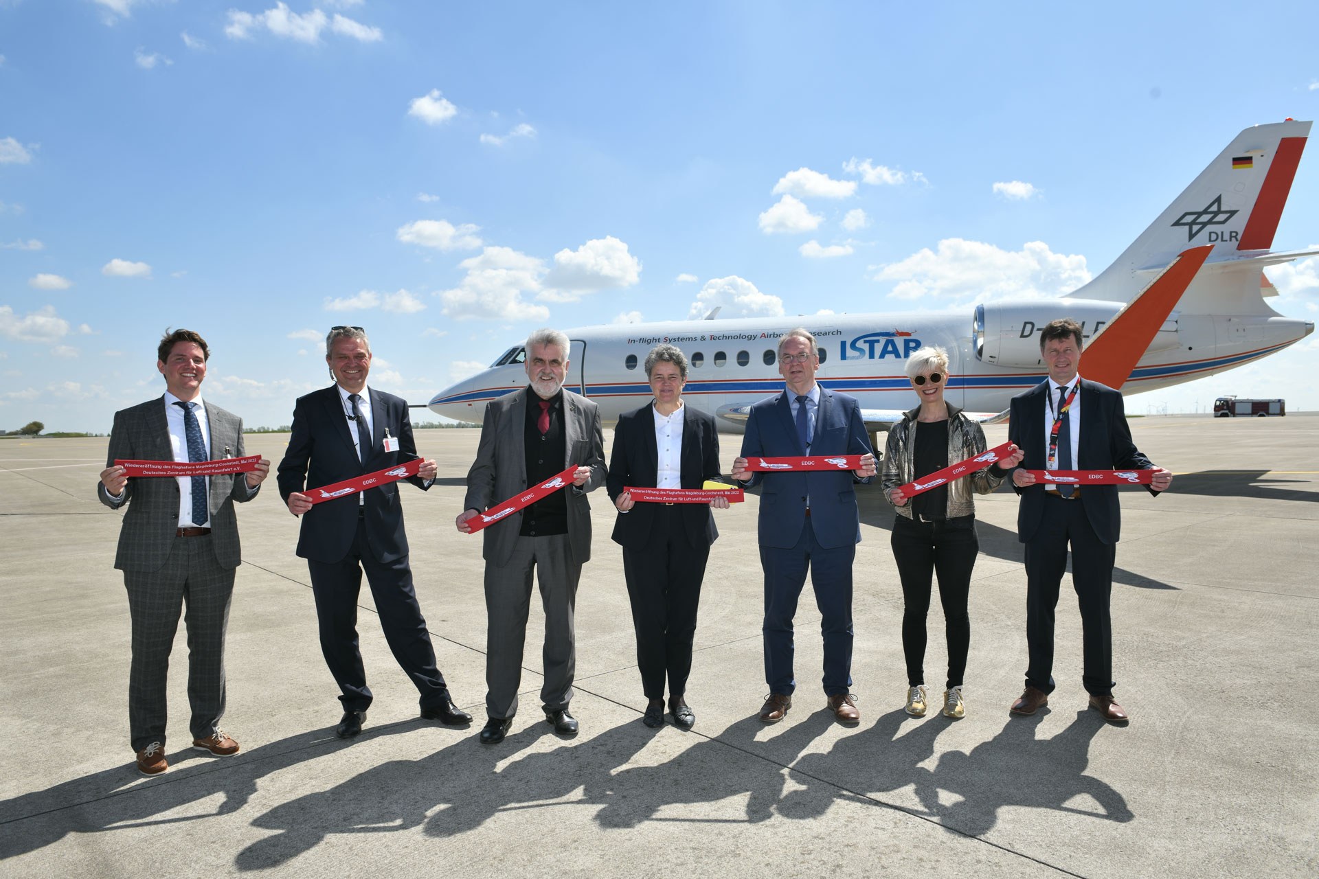 Feierliche Eröffnung des Flughafens Magdeburg/Cochstedt