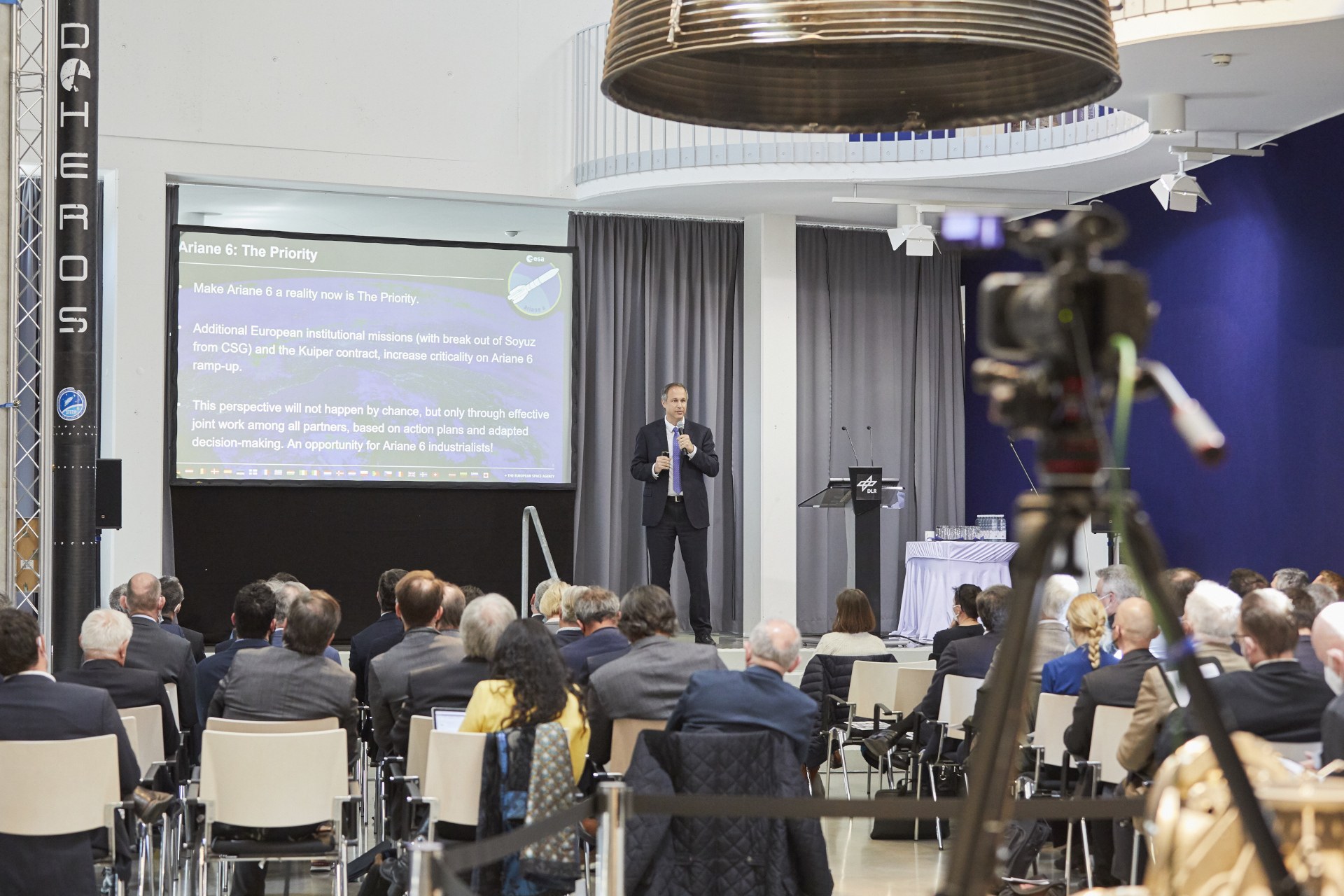 Keynote des ESA-Direktors für Raumtransport, Daniel Neuenschwander