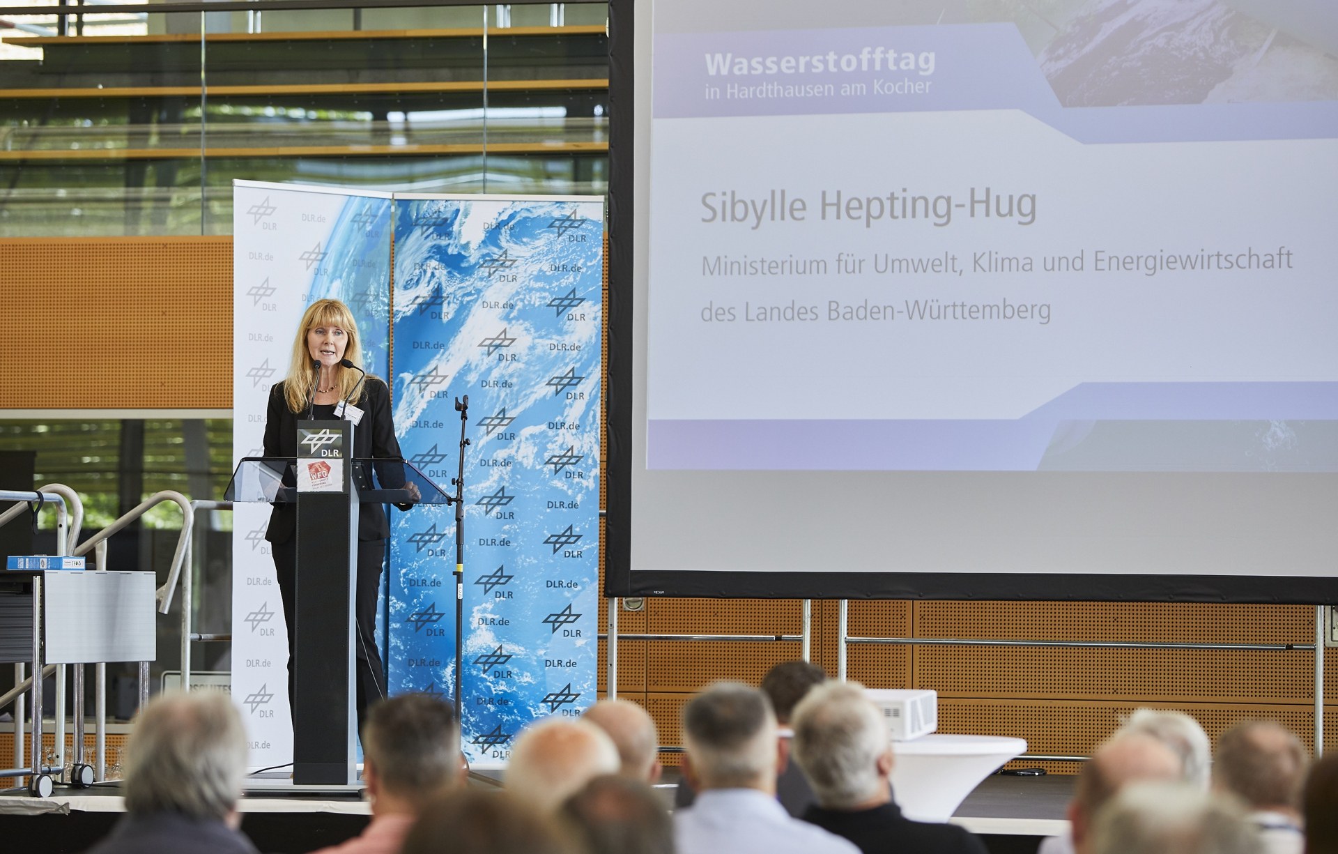 Ministerialdirigentin Sibylle Hepting-Hug zu Gast beim Wasserstofftag