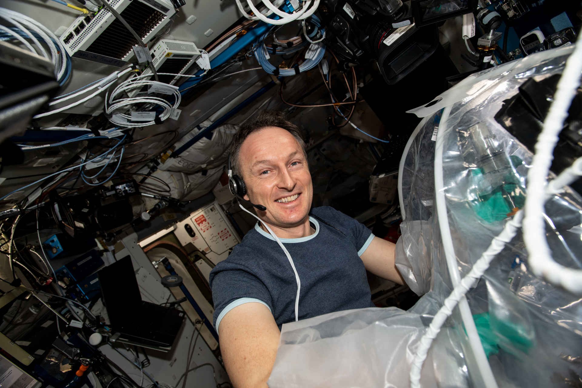 Matthias Maurer auf der Internationalen Raumstation ISS