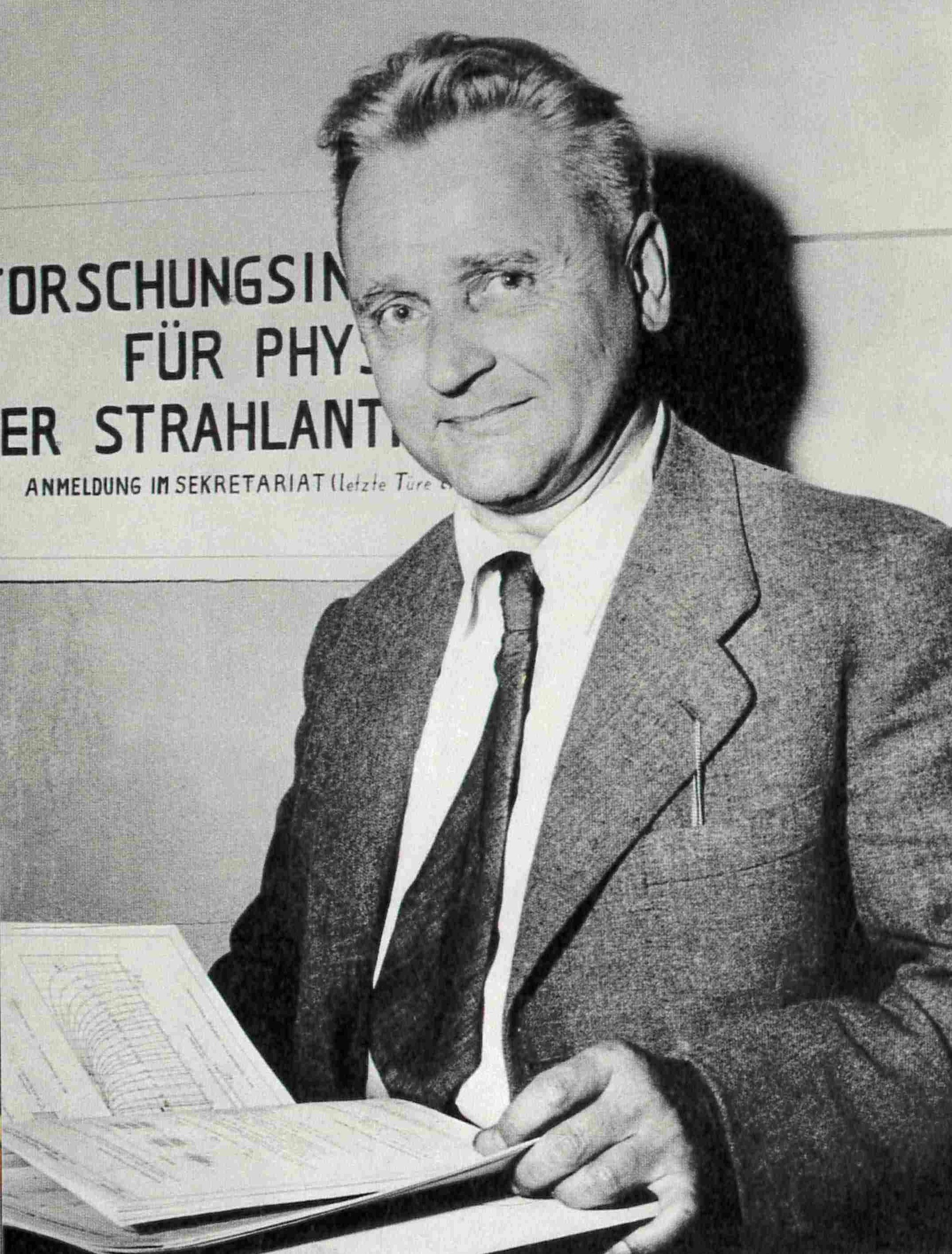 Professor Eugen Sänger gründete 1959 den DLR-Standort Lampoldshausen