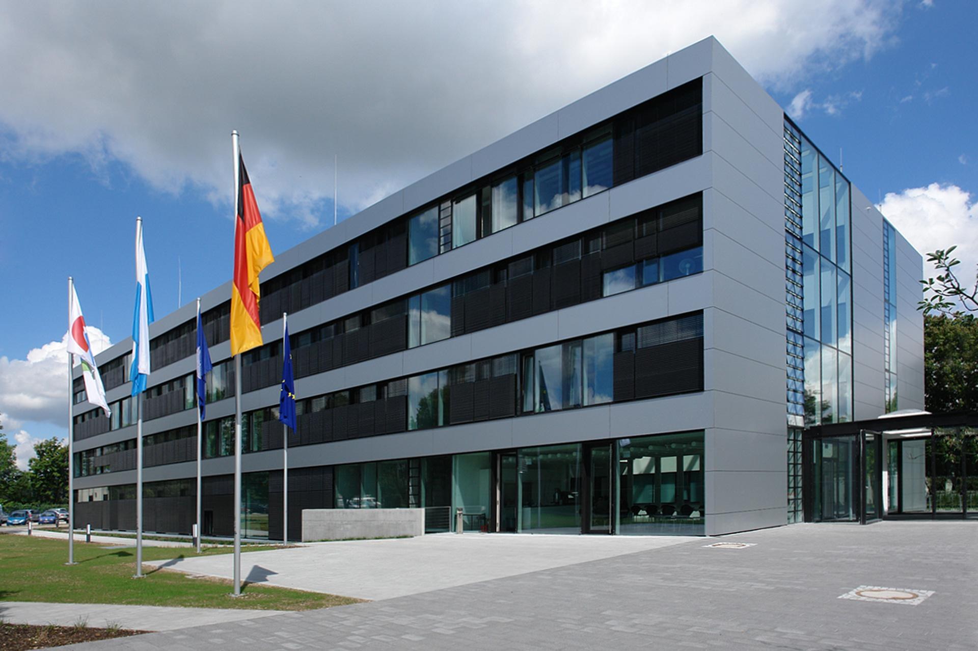 Das Gebäude des Deutschen Fernerkundungsdatenzentrums in Oberpfaffenhofen