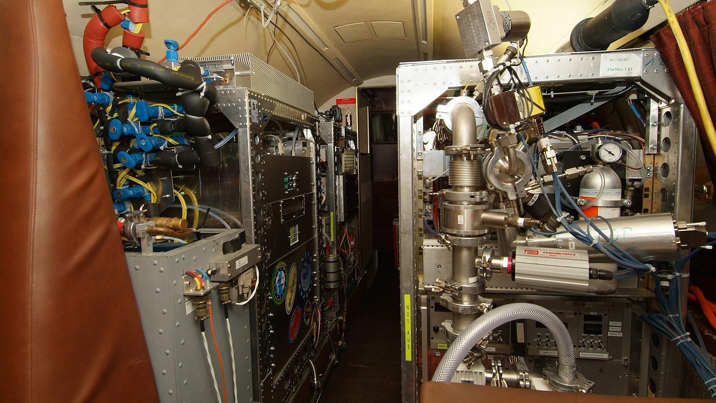 Ausstattung und Instrumentierung des DLR-Forschungsflugzeuges Falcon