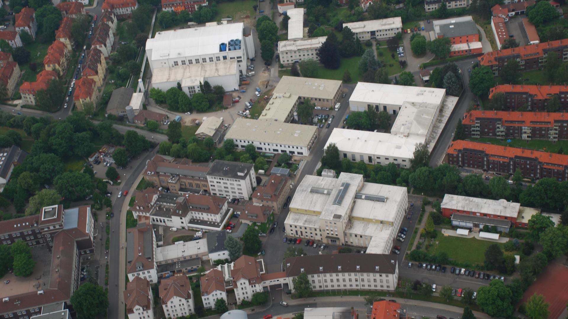 Luftbild des DLR-Standortes Göttingen