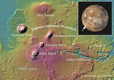 Mars - Vulkanregion Tharsis