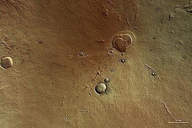 Mars-Vulkan Hecates Tholus