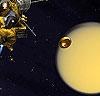 Huygens auf dem Weg zum Saturnmond Titan: Deutschland mit zahlreichen Experimenten beteiligt