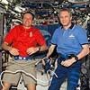 Christer Fuglesang und Thomas Reiter auf der ISS