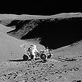 Dave Scott an der Hadly-Rille auf dem Mond