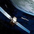 Das europäische Satellitennavigationssystem Galileo (künstlerische Darstellung).