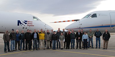 Wissenschaftler vom National Center for Atmospheric Research und DLR. Bild: DLR.