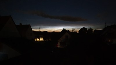 Nachtleuchtende Wolken über Bayern