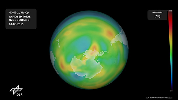 Ozonloch erreicht wieder Rekordniveau
