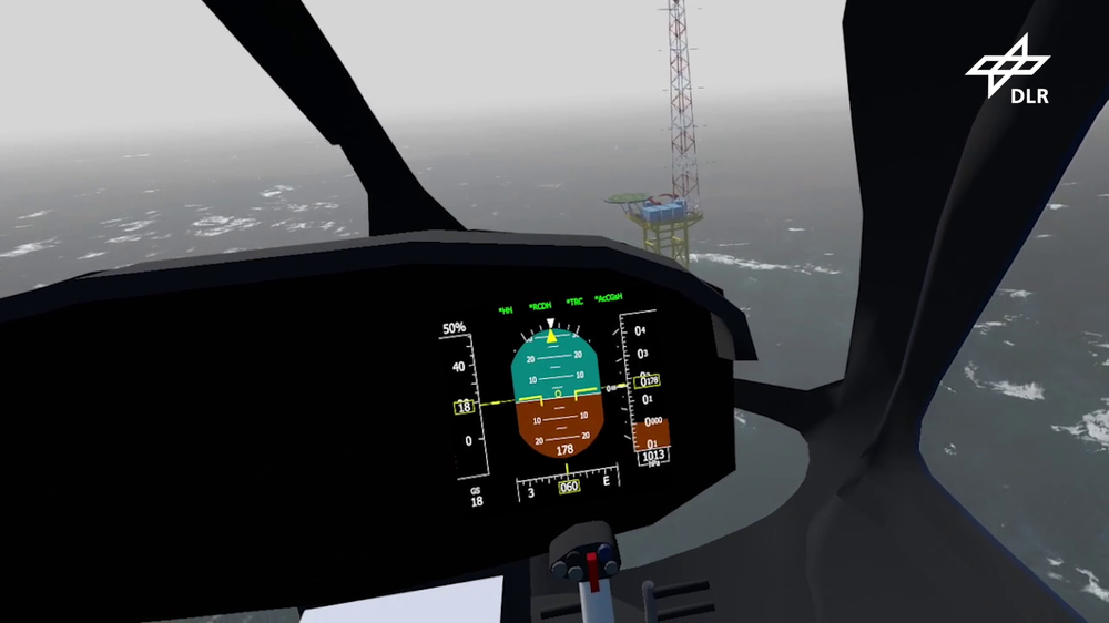 Virtuelle Hubschrauber-Cockpits mit immersiven Head-Mounted Displays