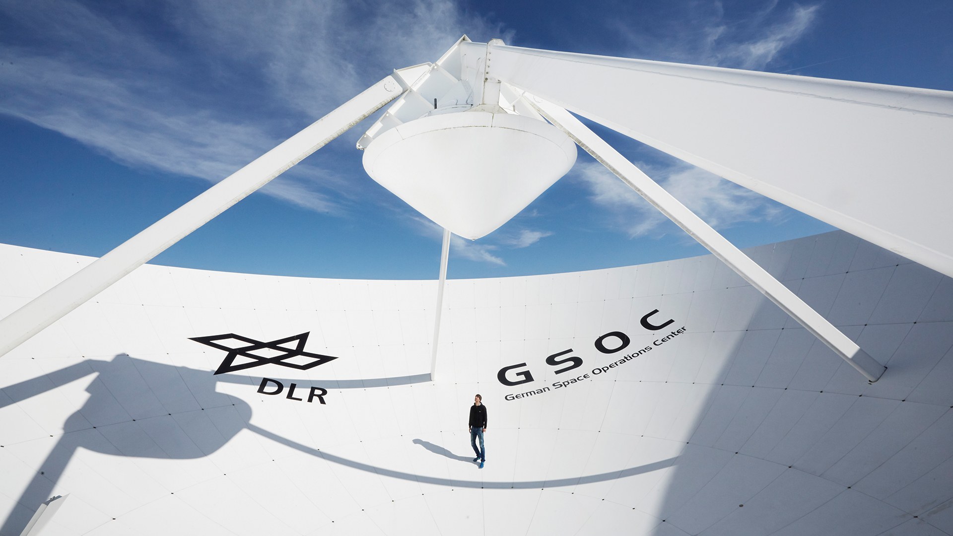 30-m-Antenne in der Bodenstation Weilheim